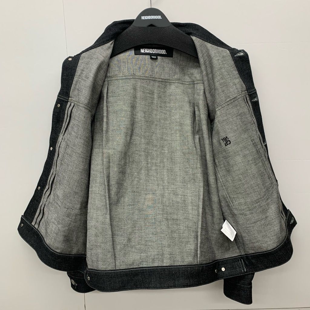 NEIGHBORHOOD 22AW DENIM TYPE-2 JK BLACK サイズM 222XBNH-JKM01  