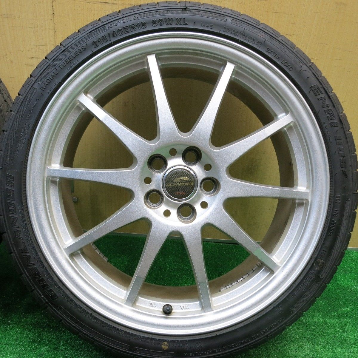 超バリ溝 24年 ほぼ10分 プリウス 等 215|40R18 グリンランダー ENRI U08 SCHNEIDER ATECH シュナイダー 18インチ PCD100|5H 5101202HAノ