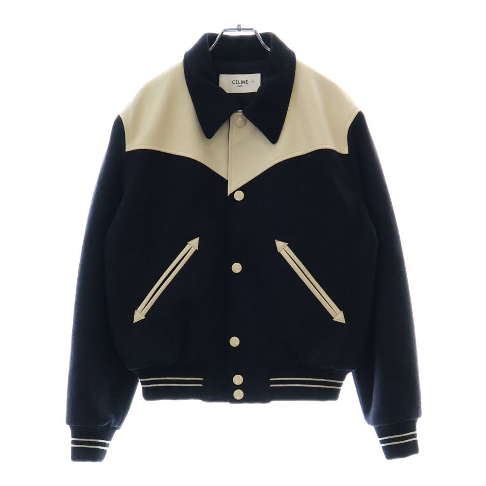 日本全国送料無料商品人気ランキング CELINE (セリーヌ) Teddy Jacket テディジャケット レザー切替 ジャケット・アウター
