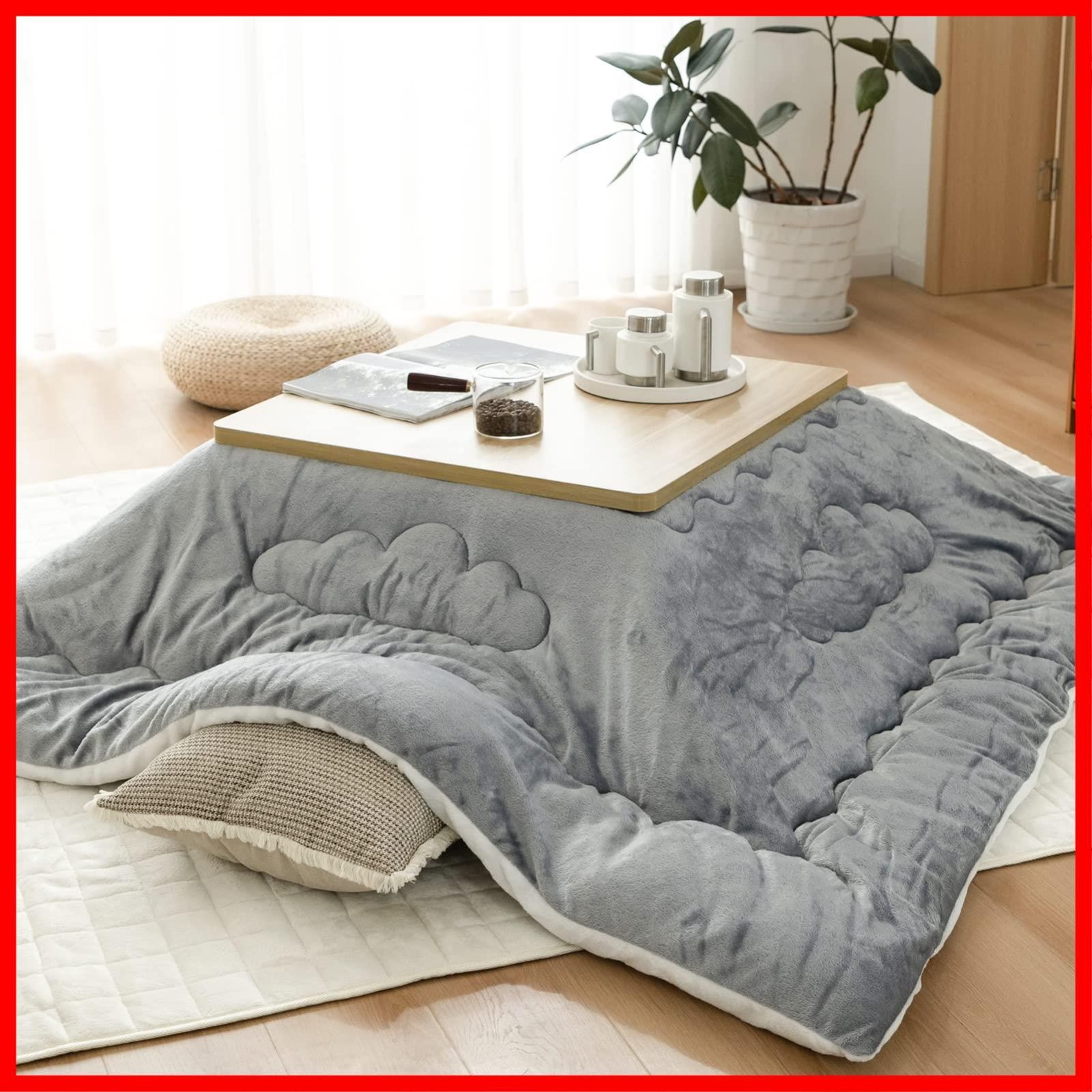 ニトリ リビングこたつ 105×70×38.5 ヴィンテージ風デザイン ブラウン