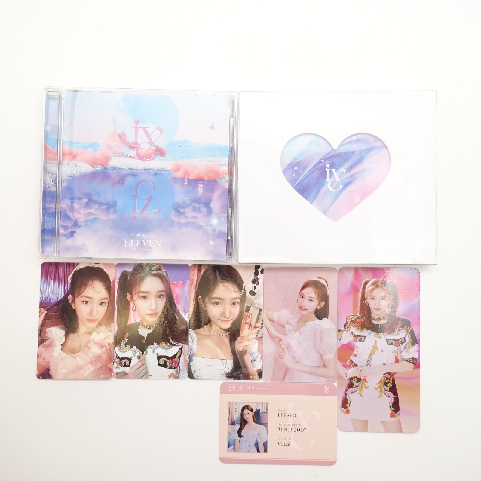 Ive アイヴ イソ superstar Tokyo 東京 購入認証　コンプ IVE イソ ELEVEN Japanese CD+GOODS FC盤 限定 ハートミラー