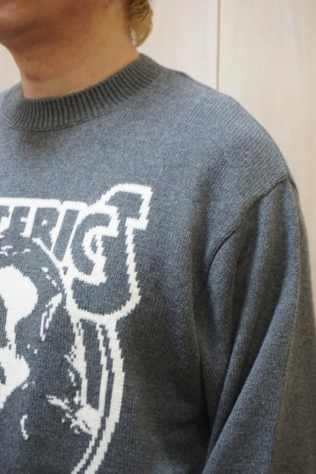 HYSTERIC GLAMOUR ヒステリックグラマー 02253NS04 MULTI WOMAN編込 セーター TOP GRAY 正規通販 メンズ USTAUSTRALIA_COM_AU