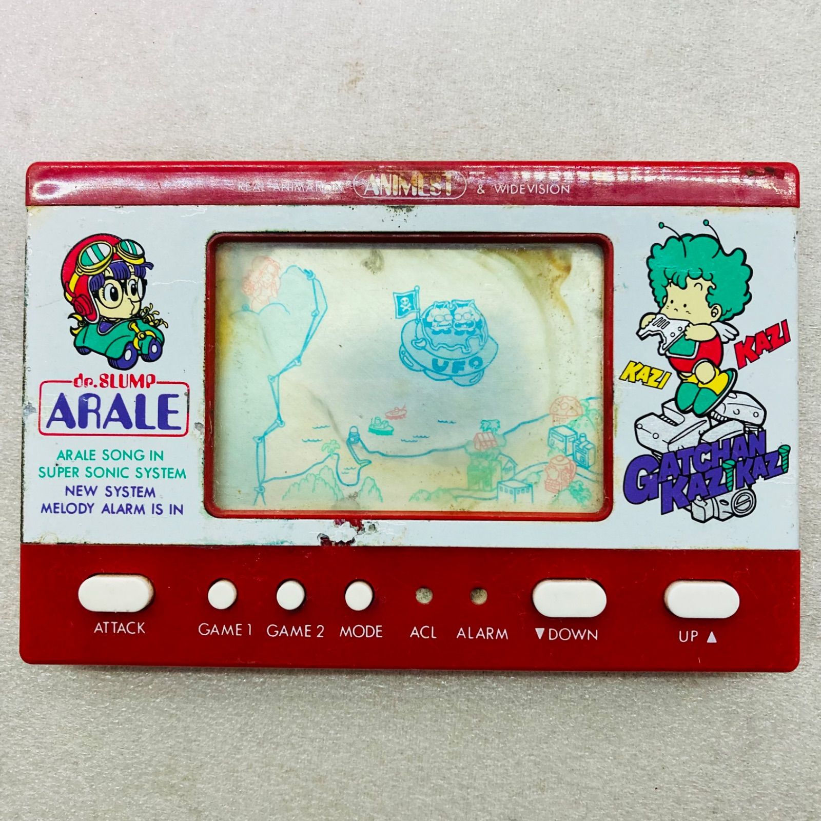 ゲームウォッチ Dr.スランプアラレちゃん　ガッちゃん。カジカジ。 ジャンク】Dr.スランプ アラレちゃん ゲームウォッチ ガッちゃん