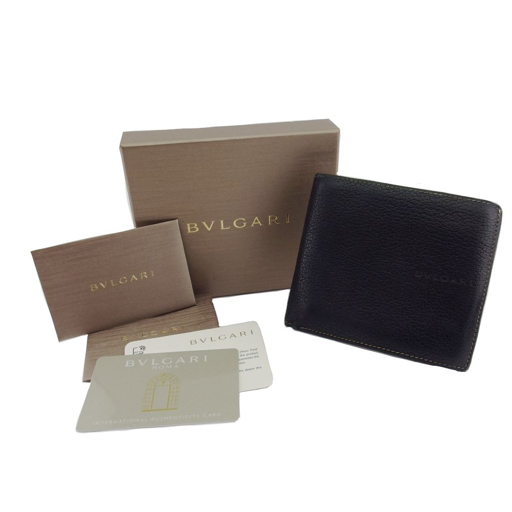 ほぼ未使用★BVLGARI 二つ折り財布 ブラック BVLGARI 二つ折り財布 ブラック｜Yahoo!フリマ（旧PayPayフリマ）