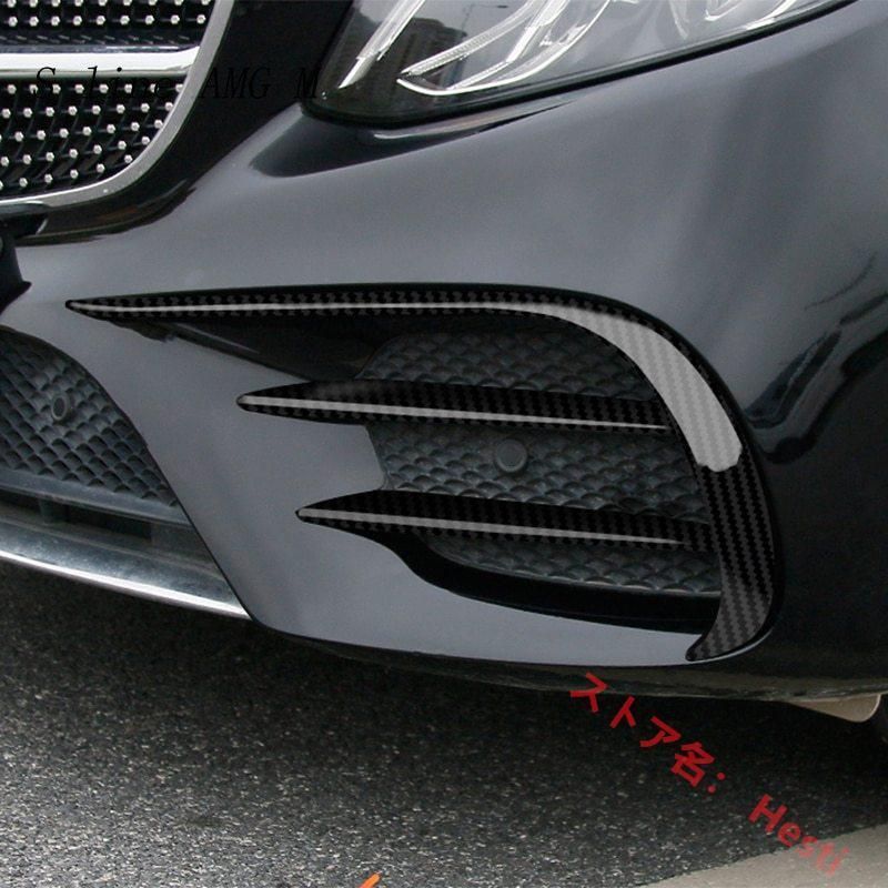 高品質 メルセデスベンツ W205 C43 C63 C クラス AMG トリム フォグライトランプトリム カーボン