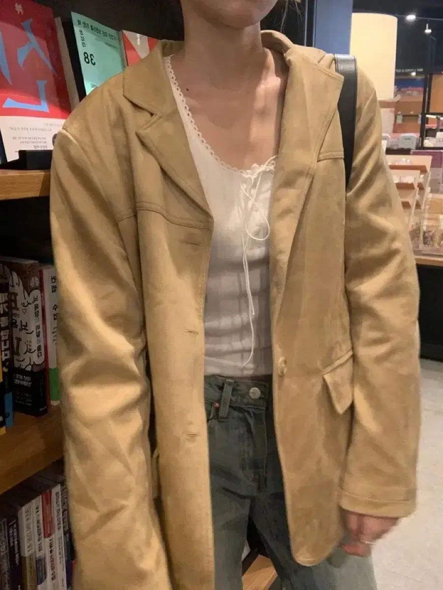 ネームリー ムービースウェードジャケット ベージュ