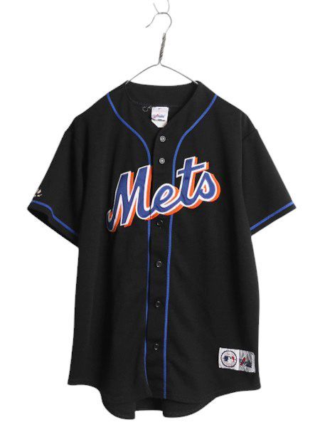 USA製 メッツ ベースボール シャツ メンズ M / MLB オフィシャル