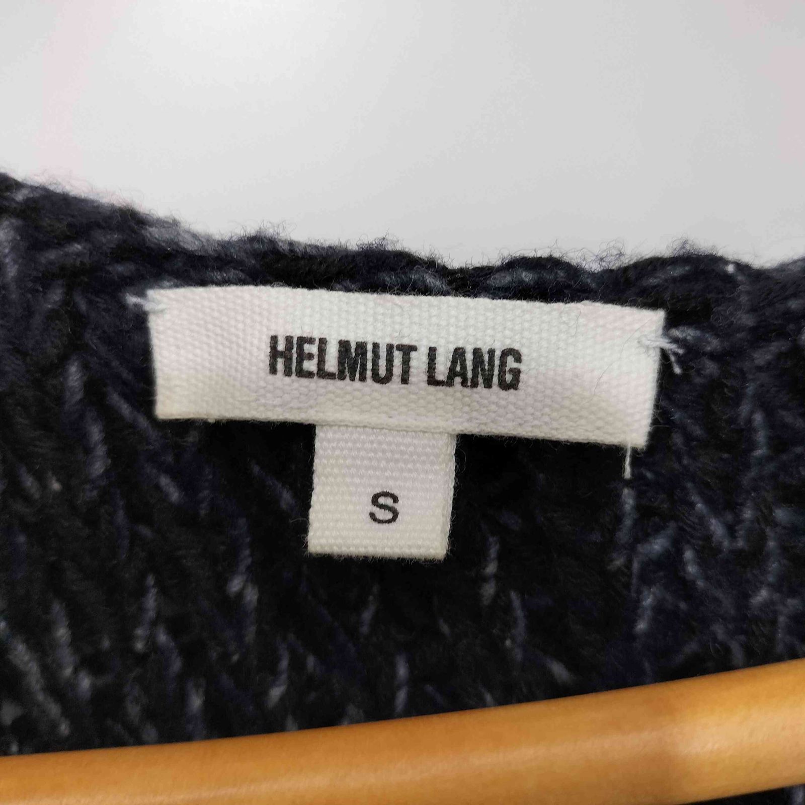 ヘルムートラング HELMUT LANG シルク混 Vネック L/S ニット