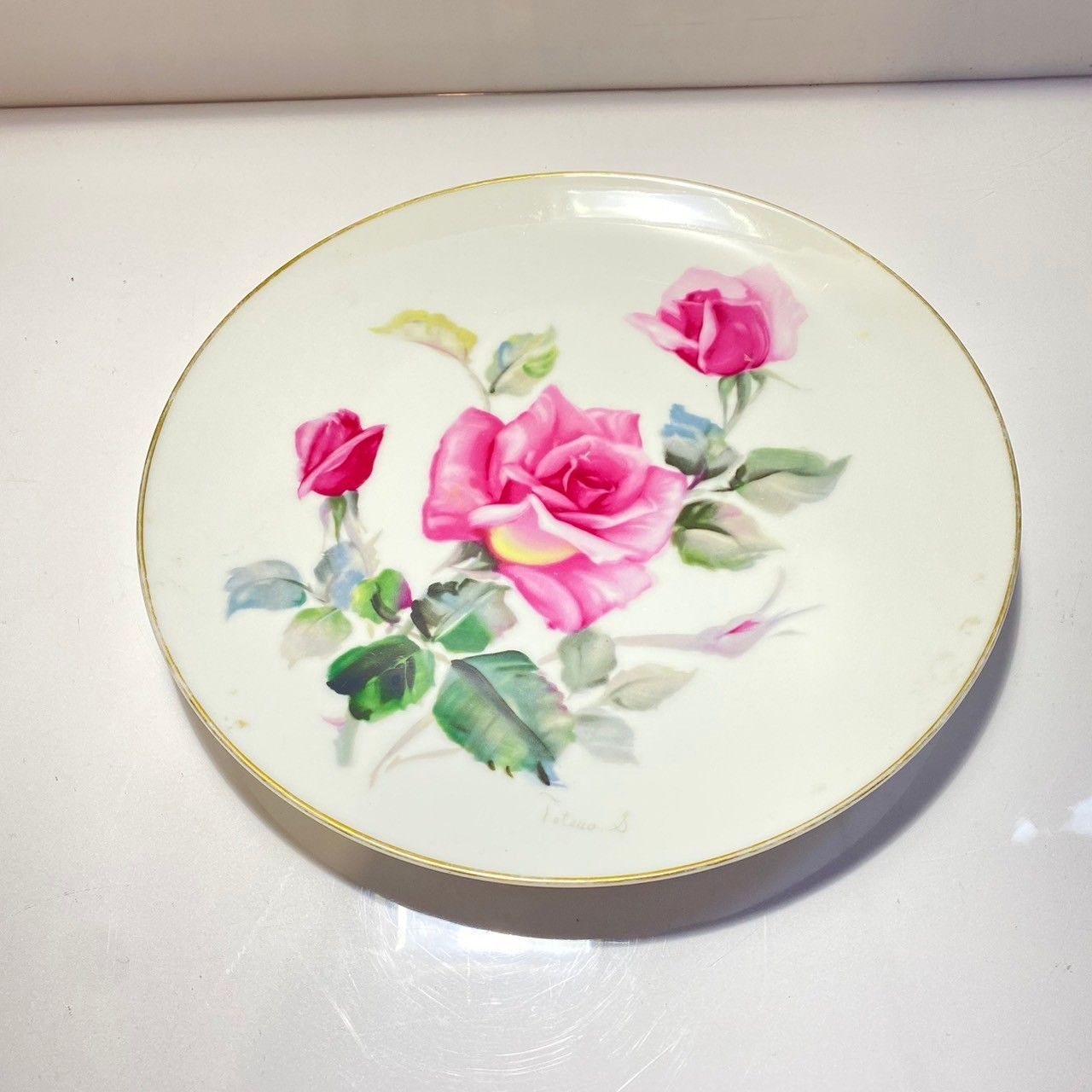 オールドノリタケ Noritake 絵皿 飾り皿 皿 食器 バラ 薔薇