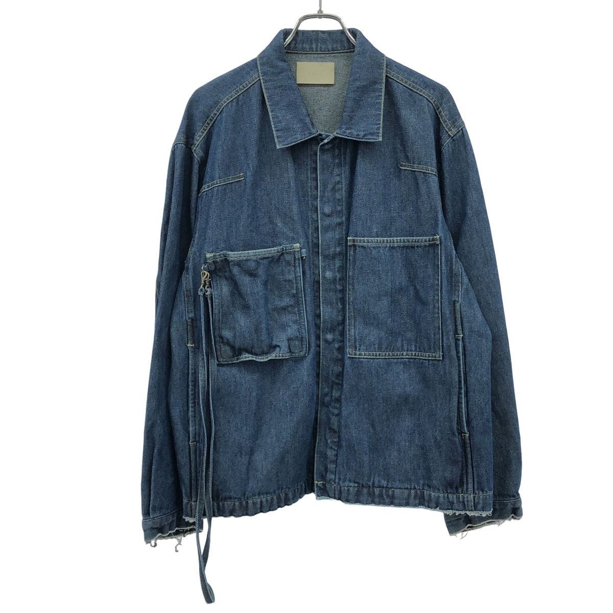 YOKE DETACHABLE POCKET DENIM JACKET(YK21SS0196B) style