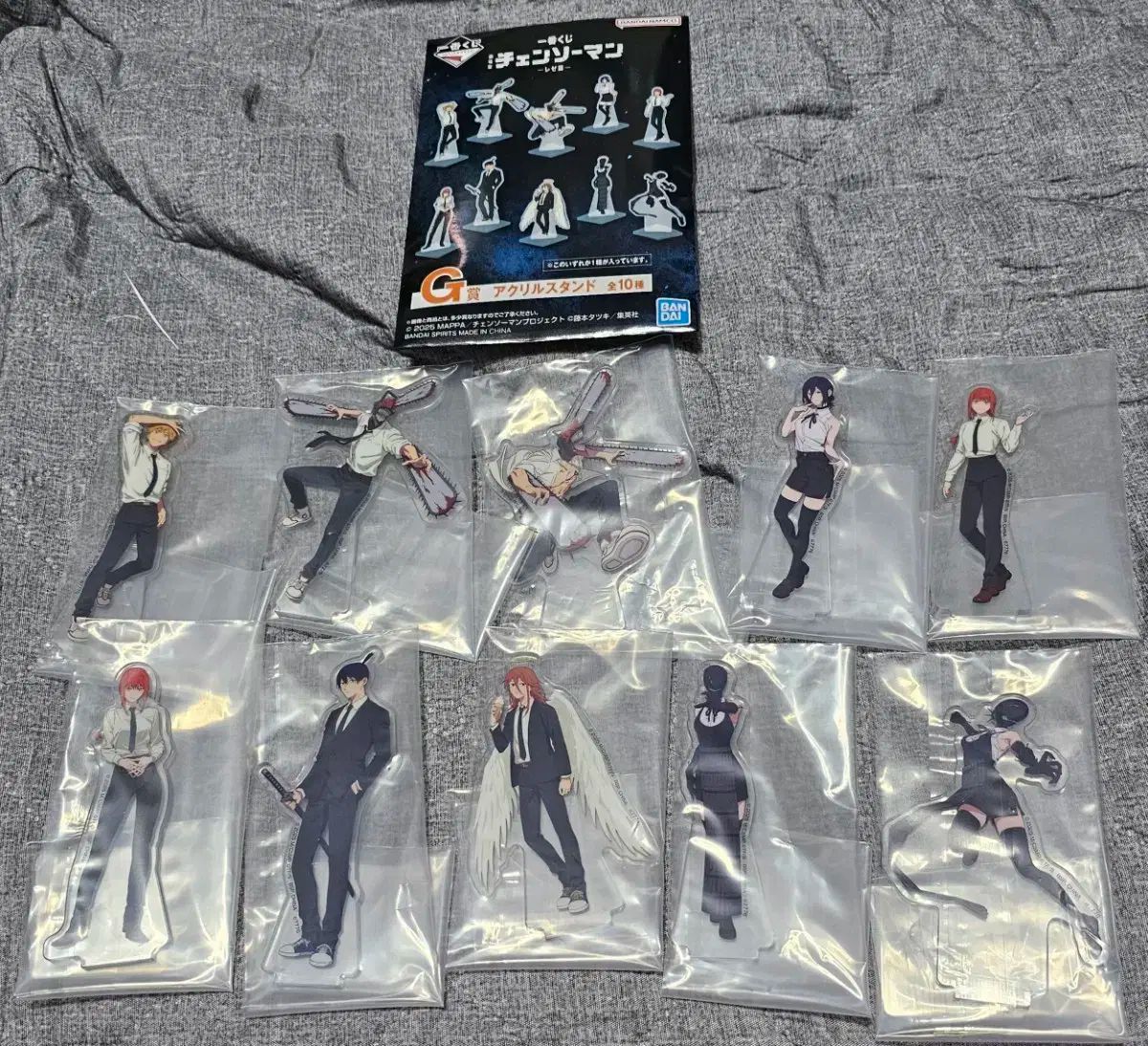 チェンソーマン アークス アクリル G賞 10種 フルセット レゼ マキマ