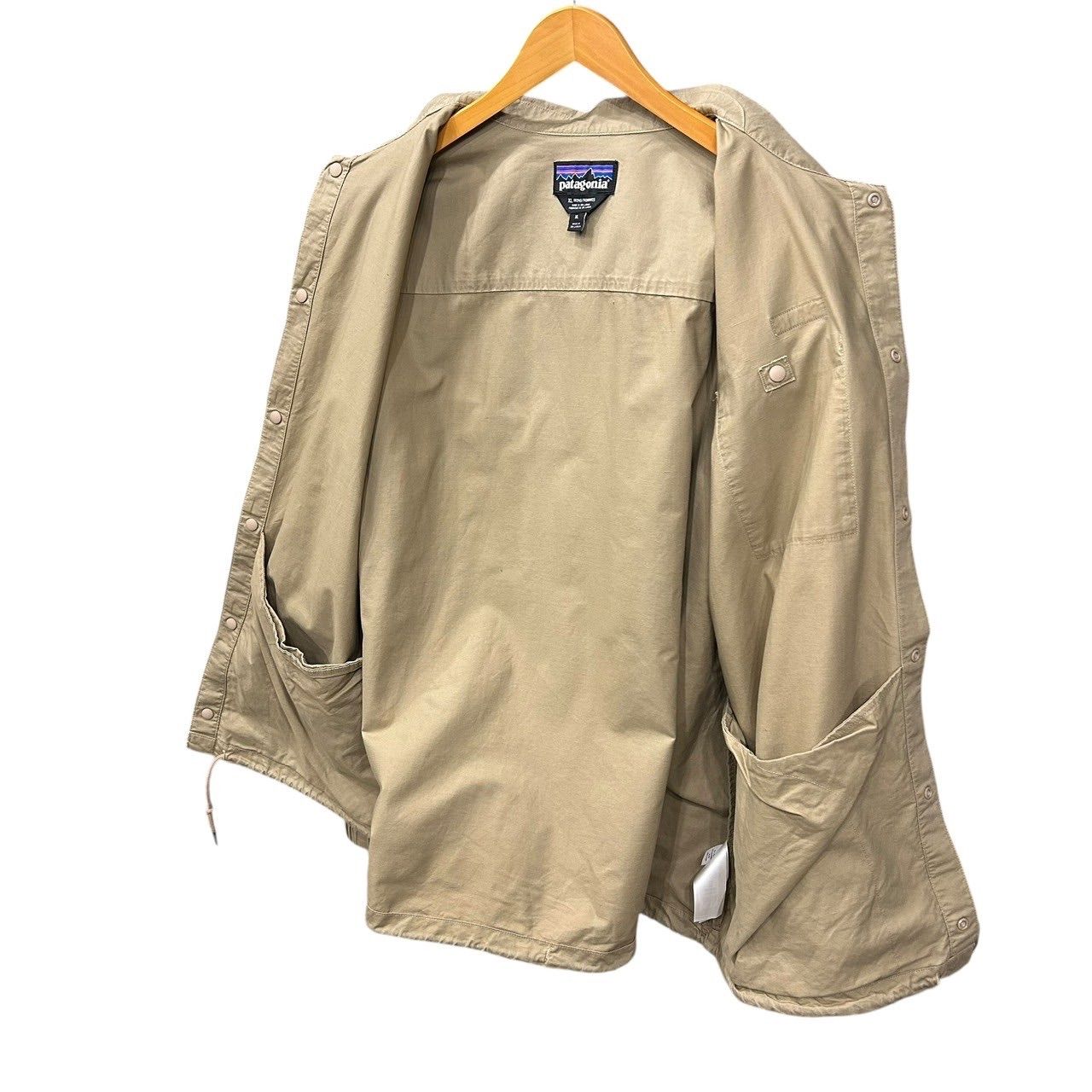 10s ビンテージ パタゴニア ライトウェイトヘンプ コーチジャケット ベージュ XL 2010年代 vintage ヴィンテージ patagonia  - メルカリ