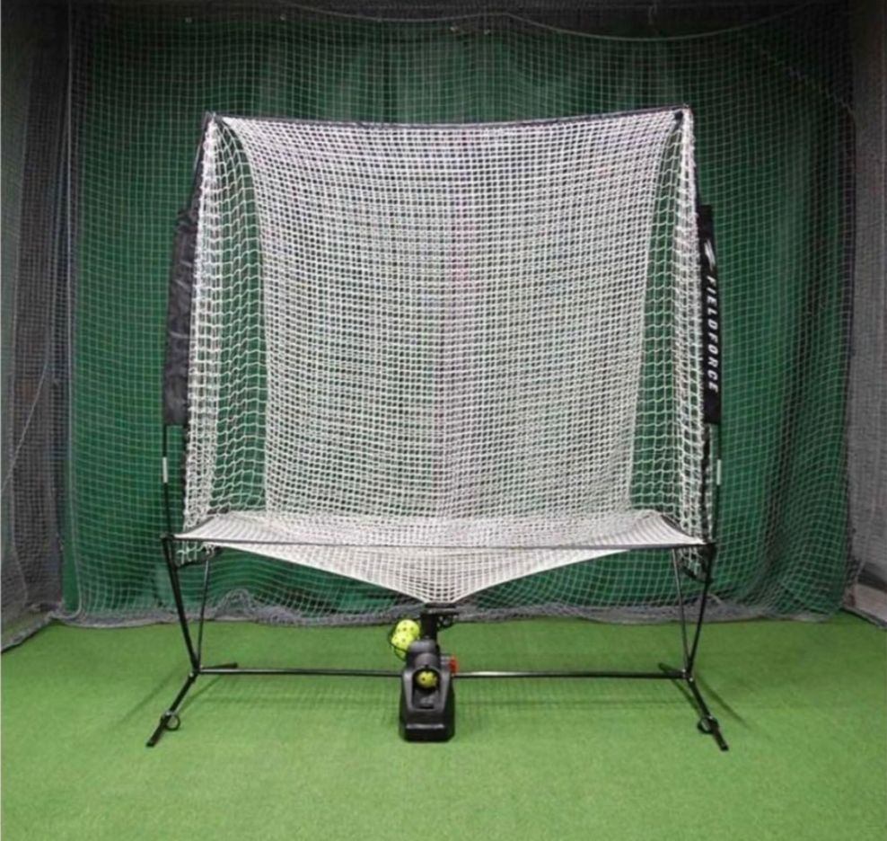  N-6001 動作品 フィールドフォース トスバッティングマシン セット トスマシン 練習用具