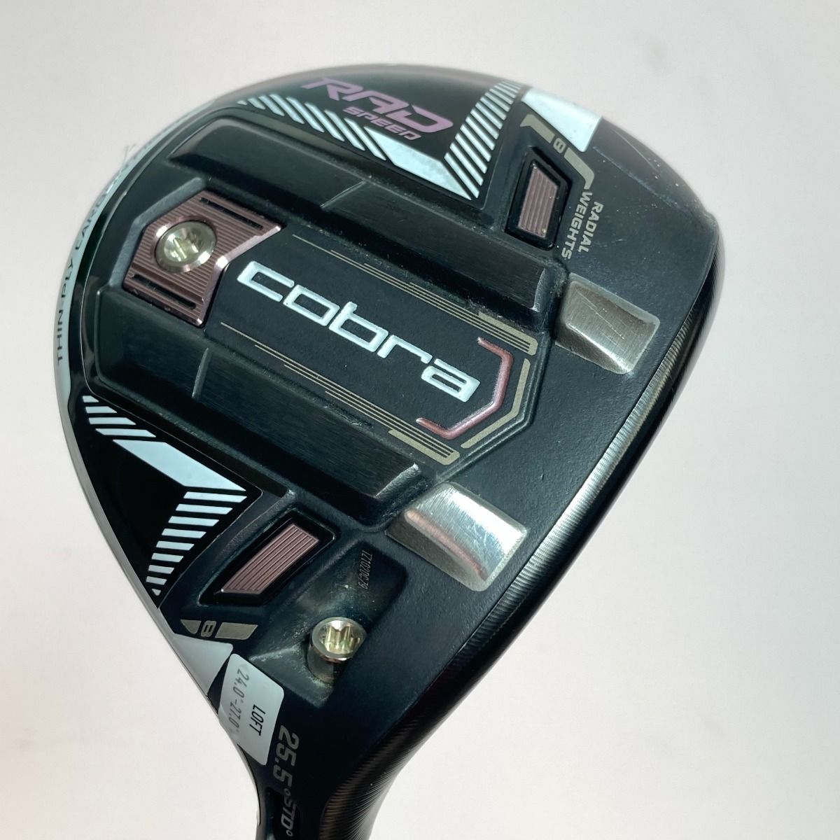 ◎◎Cobra Golf コブラゴルフ KING RAD SPEED 7FW 25.5° フェアウェイウッド レディース インチカット有 カバー付