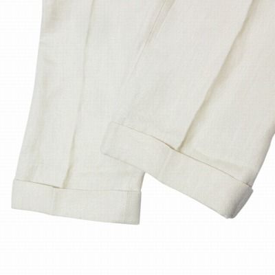 【新品/タグ付き】ローレンラルフローレン リネンパンツ ゆったり ラルフローレン RALPH LAUREN タグ付き スラックス パンツ