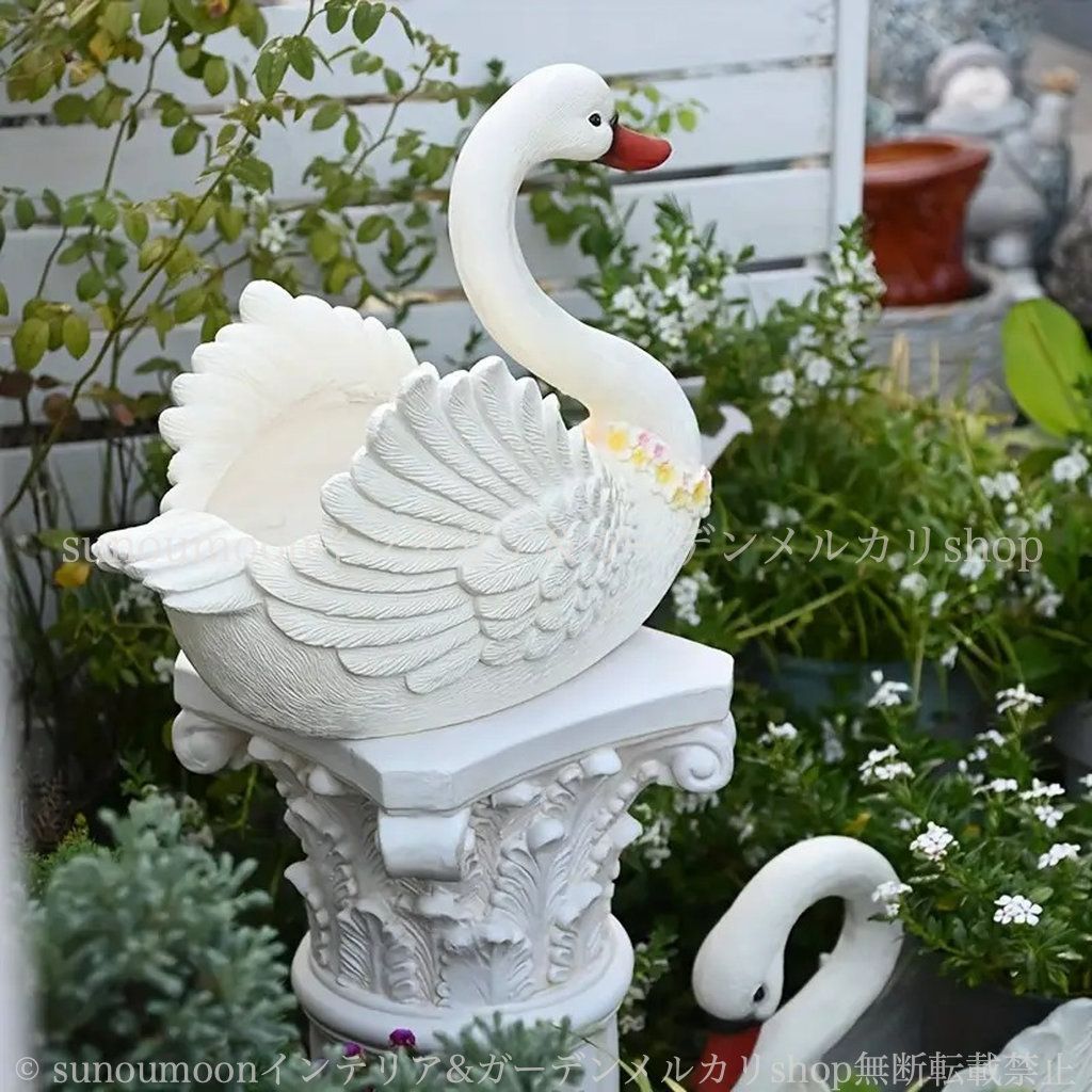 プランター 白鳥