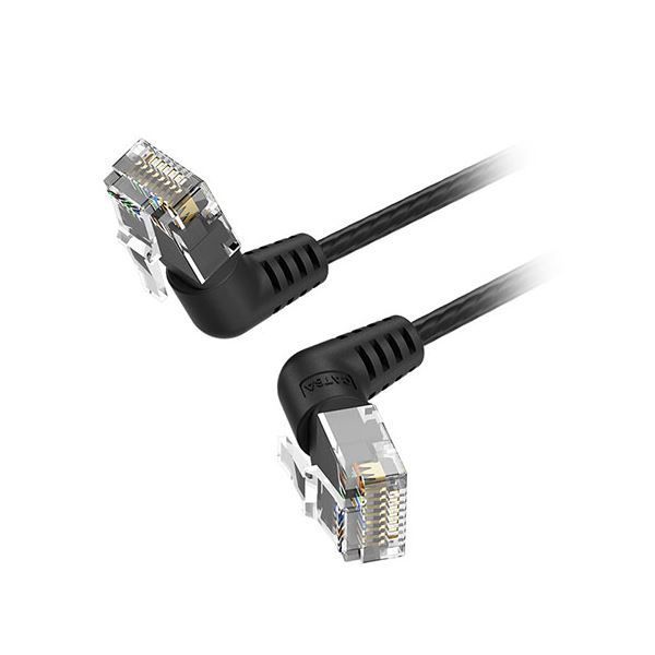 PC周辺機器 VENTION Cat.6a LANケーブル UTP 直角コネクタ 360