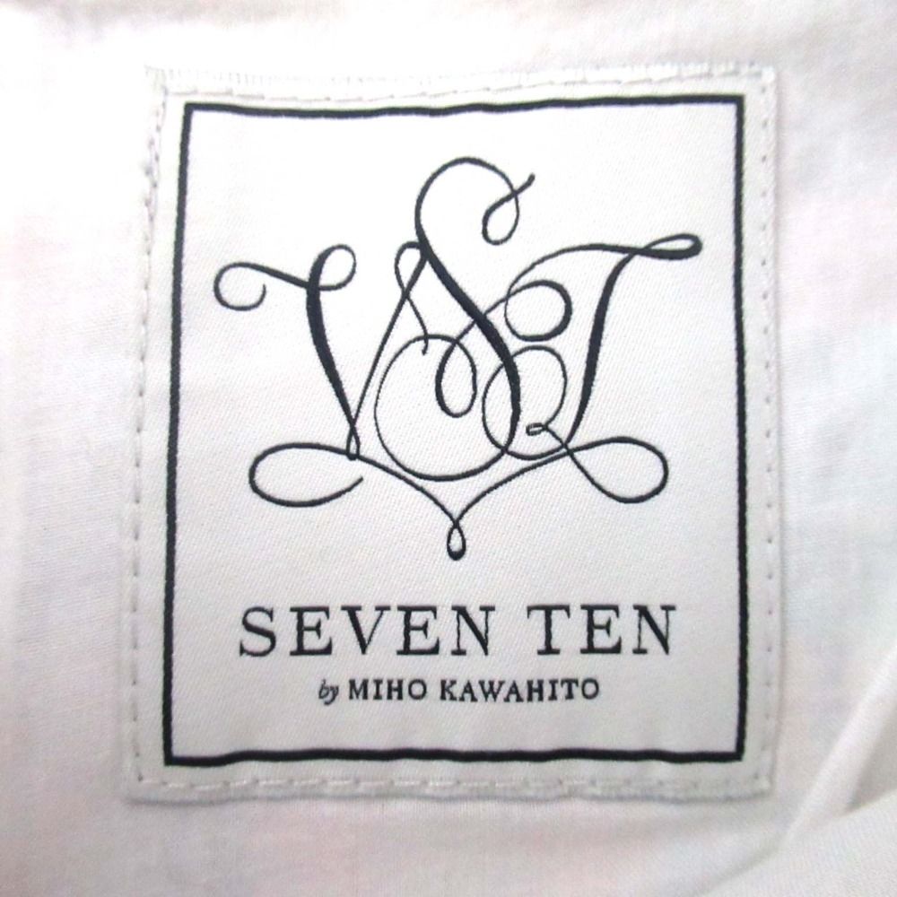 美品 SEVEN TEN by MIHO KAWAHITO セブンテンバイミホカワヒト ツイードトップス 半袖 プルオーバー ブラウス 5S106 Mサイズ ピンク系 レディース 古着 中古 USED 美品 SEVEN TEN by MIHO KAWAHITO セブンテンバイミホカワヒト