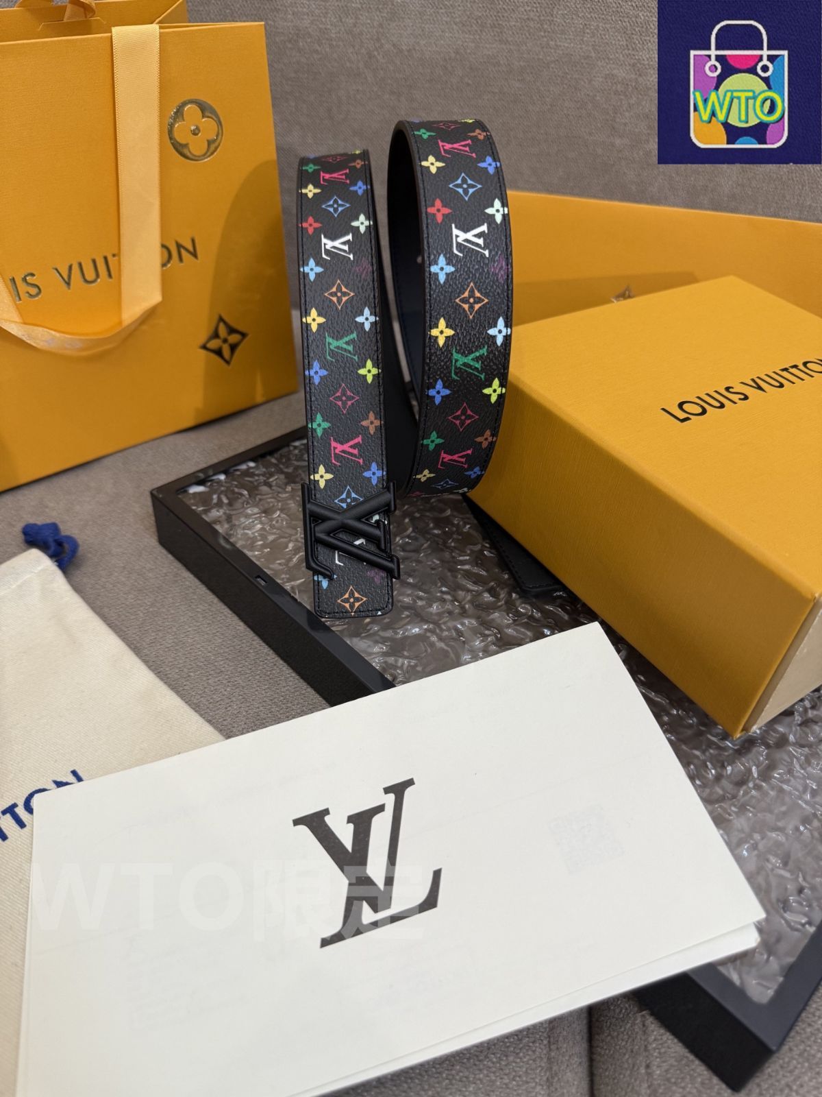 タグ付き off-white 黒 ベルト クロスバックル クロスアロー