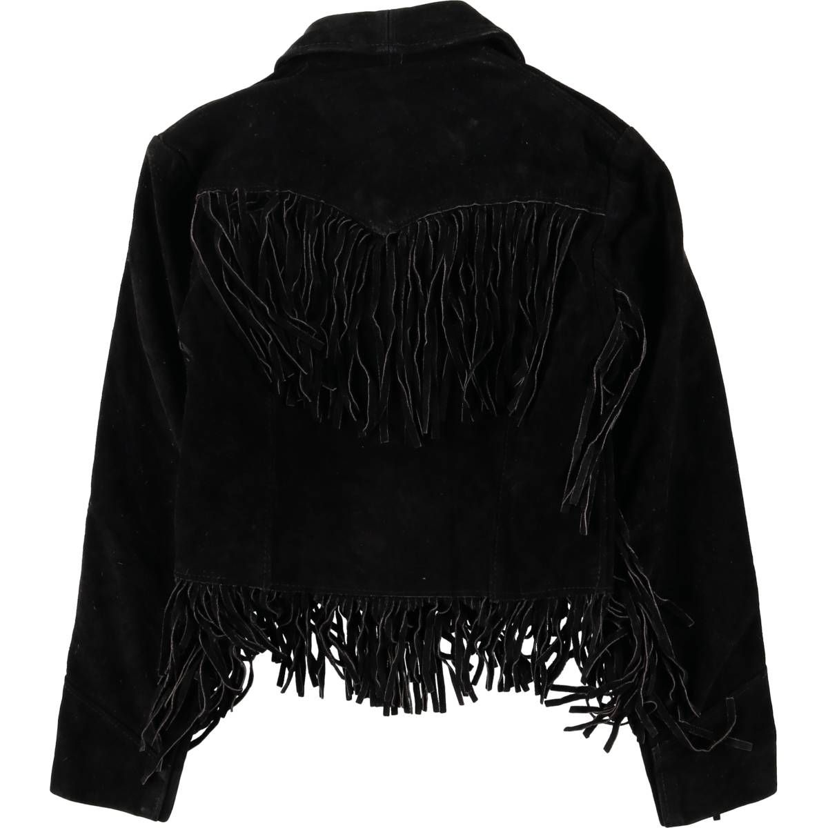 古着 70年代 ショット SCHOTT WESTERN クロップド丈 フリンジ スエード 