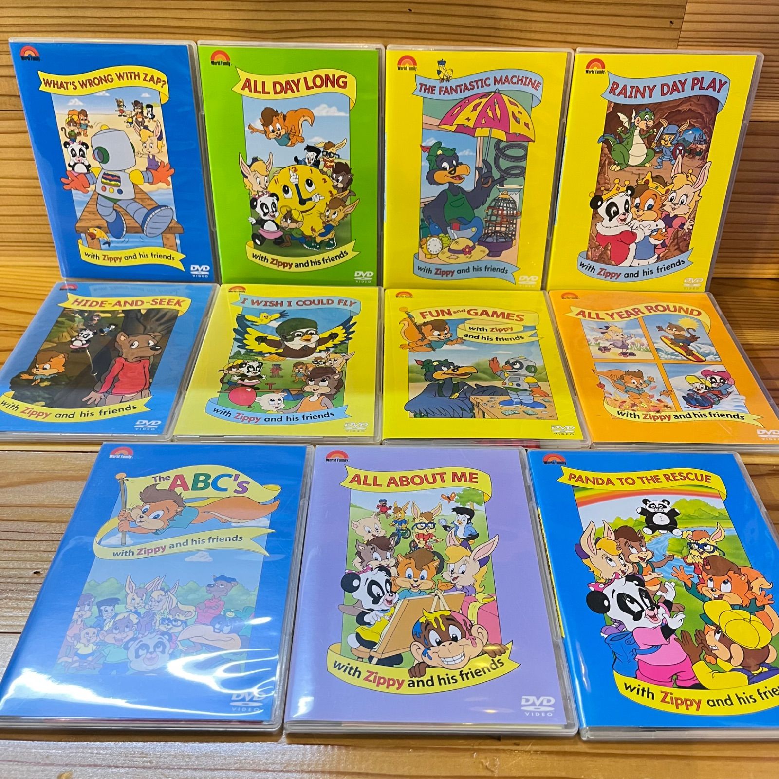 ワールドファミリー Zippy DWE ディズニー英語システム Zippyと