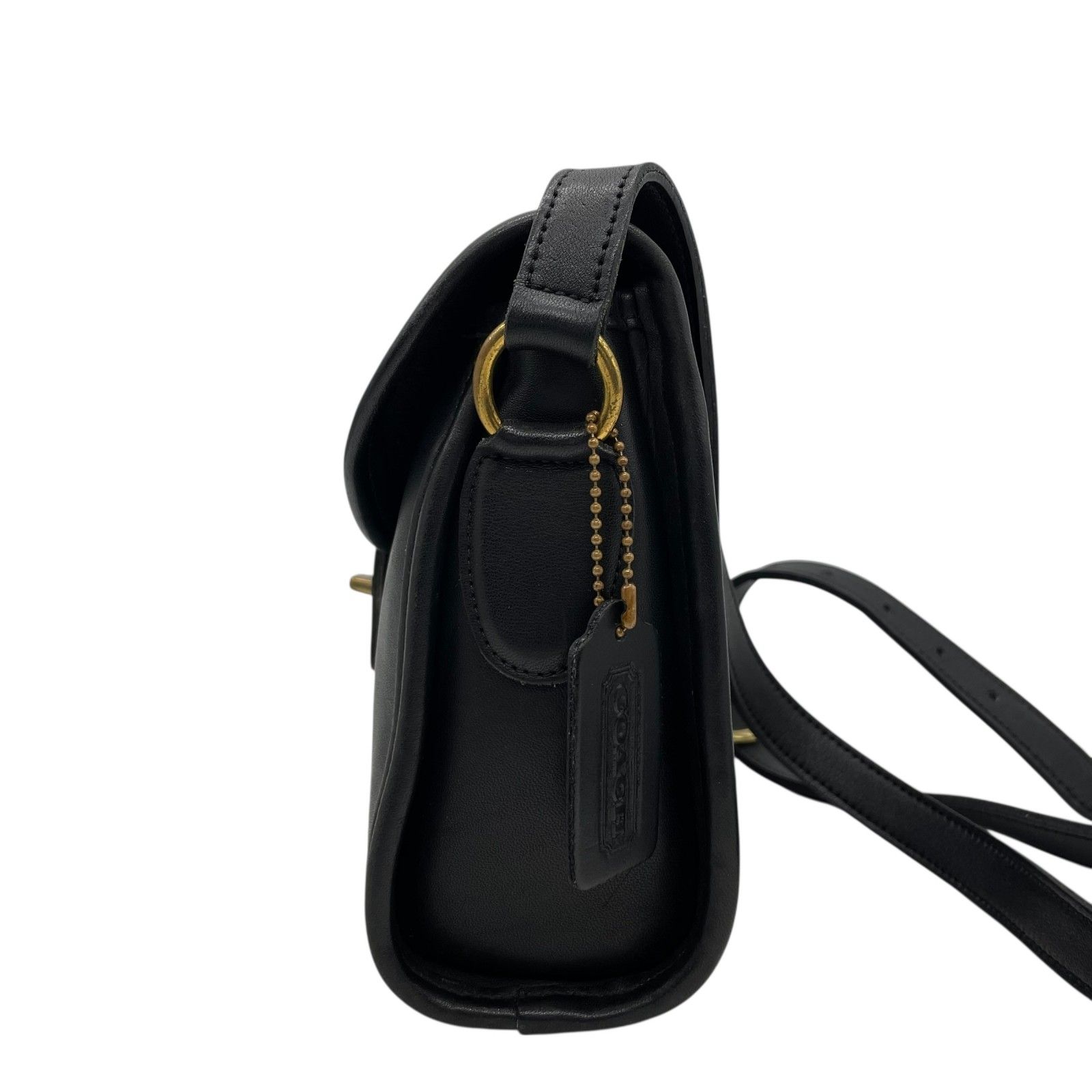 希少 COACH オールドコーチ ヴィンテージ 黒 ブラック ターン