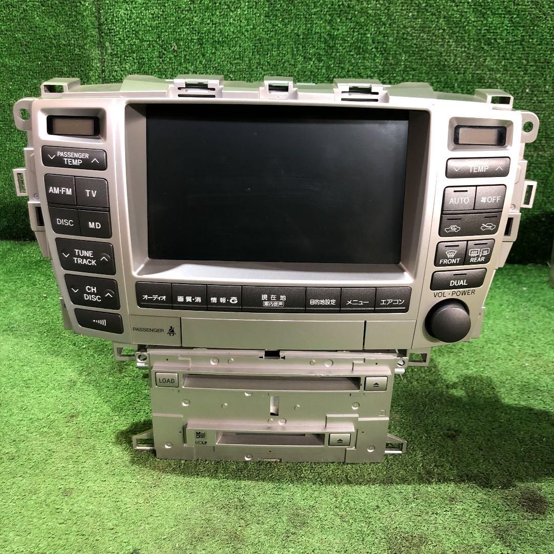 UZS186 マジェスタ 純正マルチナビモニター、オーディオデッキセット 