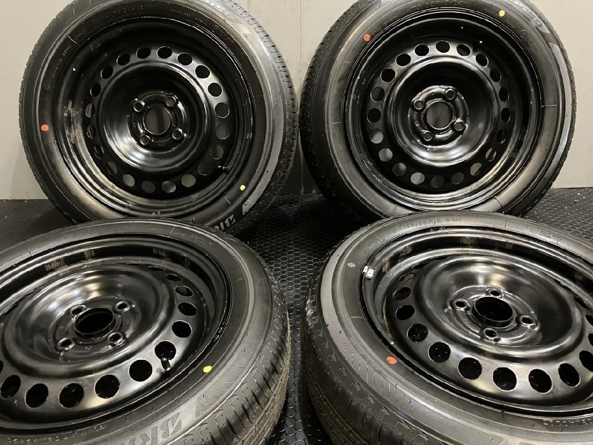 タイヤ未走行に近い【BS ECOPIA EP150 175/65R15】夏タイヤ【スチールホイール 15インチ 6J4HPCD100】20年製 ハブ径54mm　(VTJ647)  クレジットカード QR決済可能 タイヤ未走行に近い【BS ECOPIA EP150 175/65R15】夏タイヤ【スチール