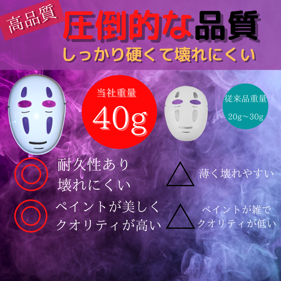 人気商品 新品 未使用 カオナシ コスプレ お面2枚 ハロウィン 千と千尋の神隠し 在庫 紫お面 2枚 ハロウィン Www Elite Fitness Es Www Elite Fitness Es