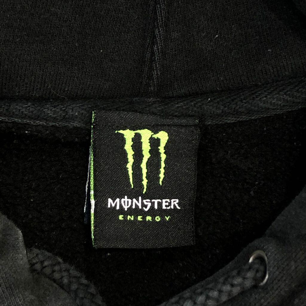 MONSTER モンスター スウェット パーカー 企業ロゴ ロゴ ブラック (メンズ XL) 中古 古着 S7070 - メルカリ