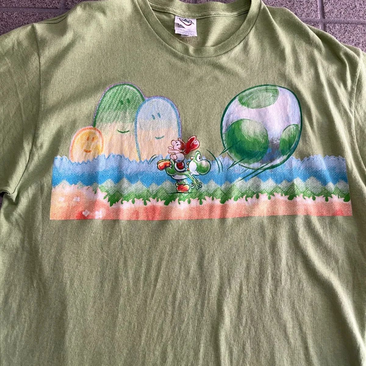 ヨッシーアイランド Tシャツ マリオ ニンテンドー - メルカリ