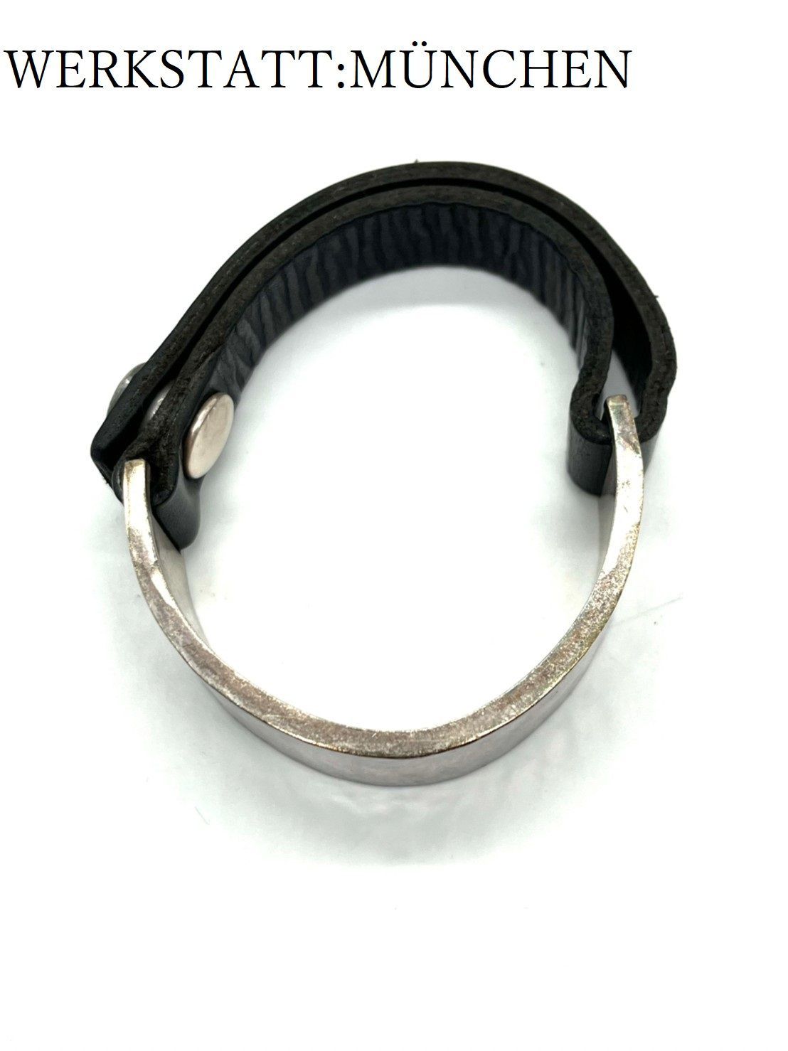 WERKSTATT:MUNCHEN レザーコンビブレスレット SV925 メンズ - メルカリ