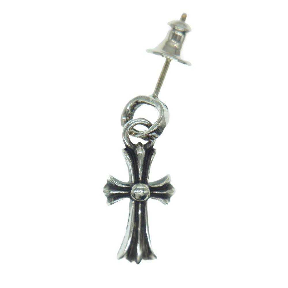 CHROME HEARTS クロムハーツ 原本無 ユナイテッドアローズ 時レシート付属 BBY F PPRCHN ベイビーファット クロス ドロップピアス シルバー系 上