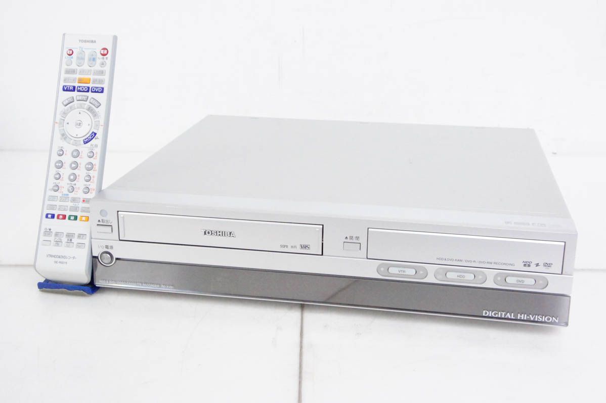 TOSHIBA HDD&DVDレコーダー HDD250GB RD-XV81 中古】東芝 VTR一体型HDD＆DVDレコーダー 3in1 RD-XV81 HDD250GB