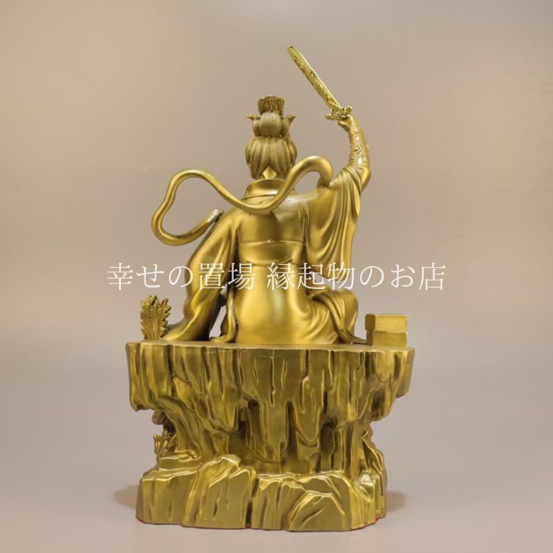 黄財神騎瑞獣仏像 鎮宅 辟邪 開運風水 招財 現代工芸品 美術品 置物 黄財神騎瑞獣仏像 鎮宅 辟邪 開運風水 招財 現代工芸品 美術