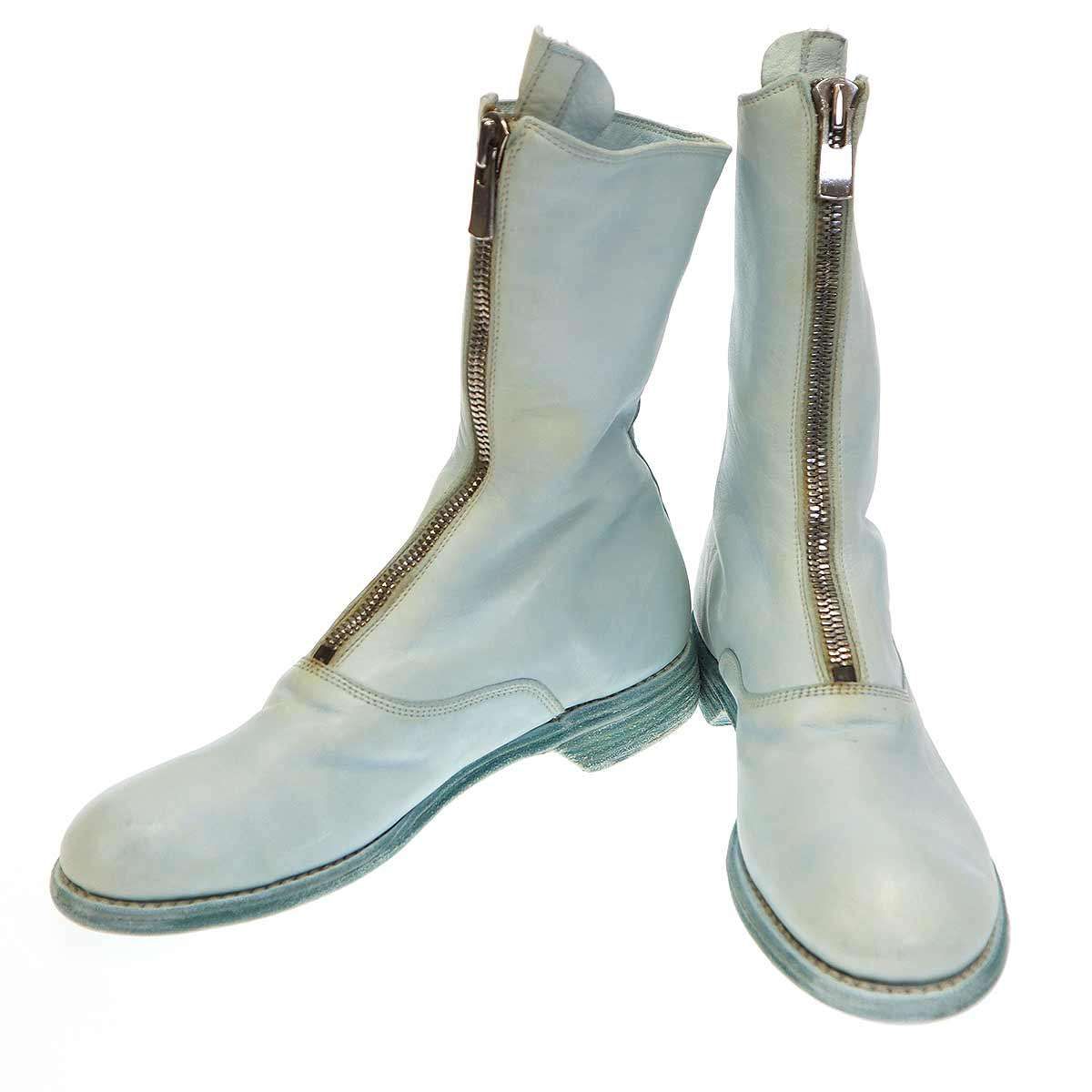 リム　GUID グイディ　310 ブーツ　37 1/2 グイディ GUIDI 310 Laminato Front Zip Boots（Rainbow） 通販