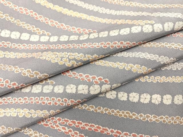 平和屋着物○結城紬 笹竹文 正絹 逸品 AAAY6317ph