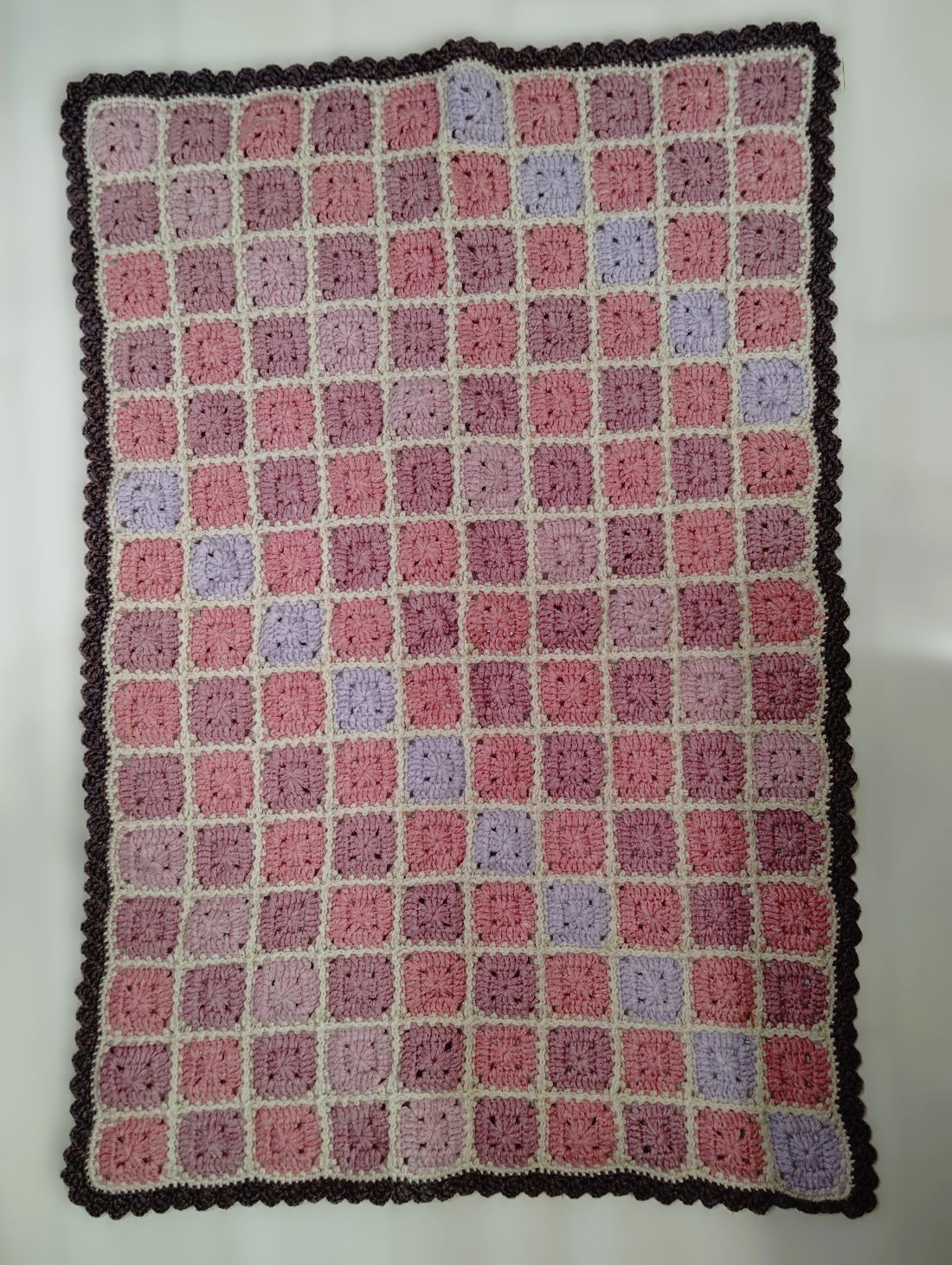 全国無料】 手編み♪いろいろOpal 毛糸モチーフブランケット マルチ