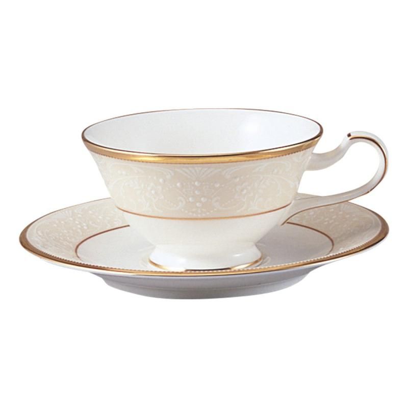 Noritake ノリタケ カップ -amp- ソーサー コーヒー ティー 兼用 220cc ホワイトパレス ボーンチャイナ T59587|4753