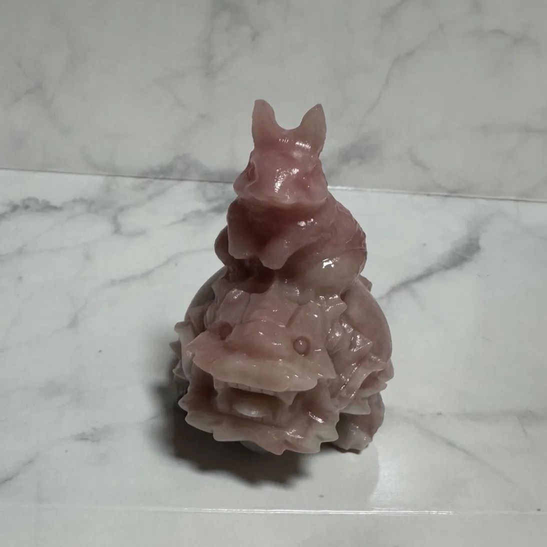 ーshio様・ピンクオパールうさぎー SALEピンクオパール かわいいロングイとうさぎさん🐰𓂃‪𓈒𓏸‬