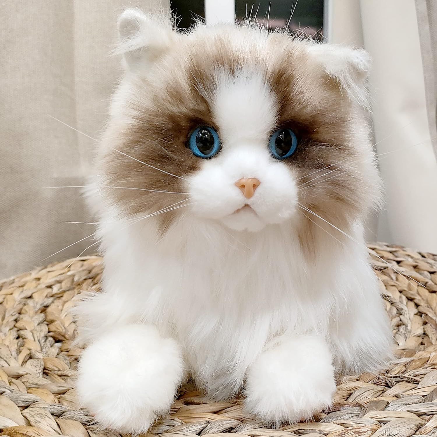 Chongker 猫ぬいぐるみ リアル 本物そっくり ハンドメイド
