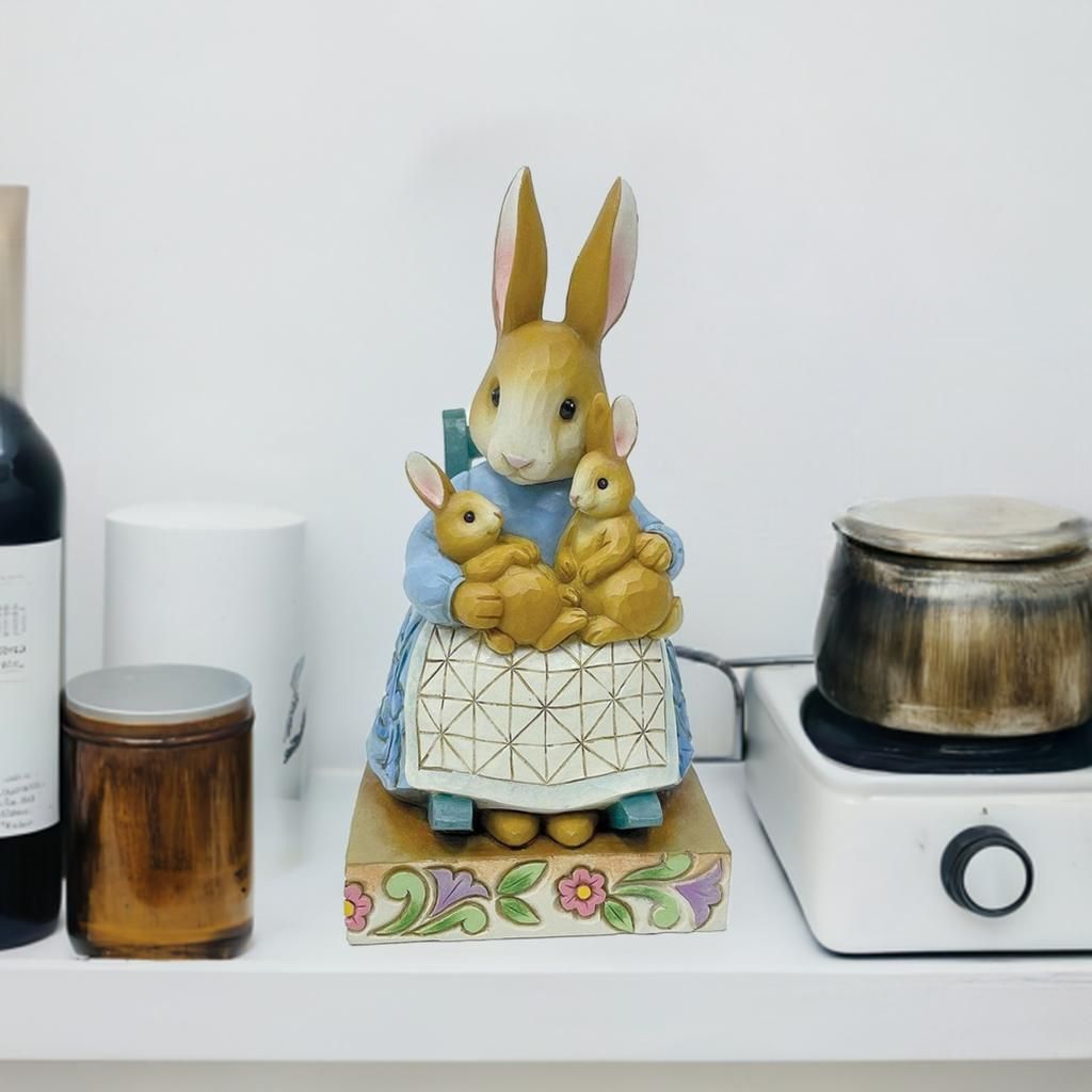 ロイヤルアルバート製ビアトリクス・ポター ハンカ・マンカ フィギュリン