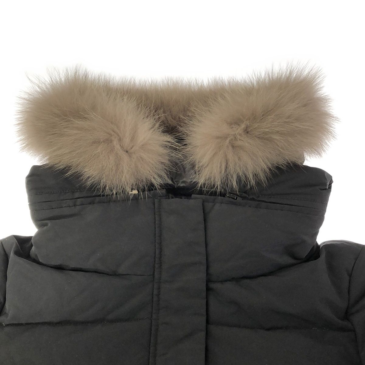DUVETICA - DUVETICA デュベティカ 15AW CAITLIN フォックスファーダウンコート 1165-FGM ブラック 40 DUVETICA デュベティカ 15AW CAITLIN フォックスファーダウン