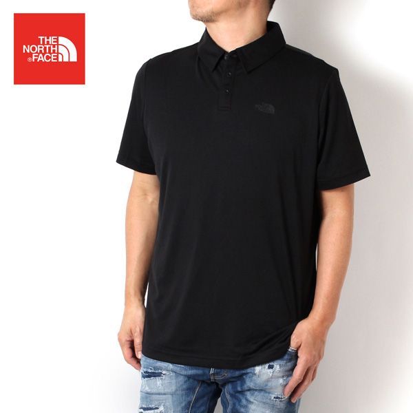 24SSモデル ザノースフェイス THE NORTH FACE  TANKEN POLO ポロシャツ【TNF BLACK】 NF0A2WAZ  JK3/【2024SS】m-tops