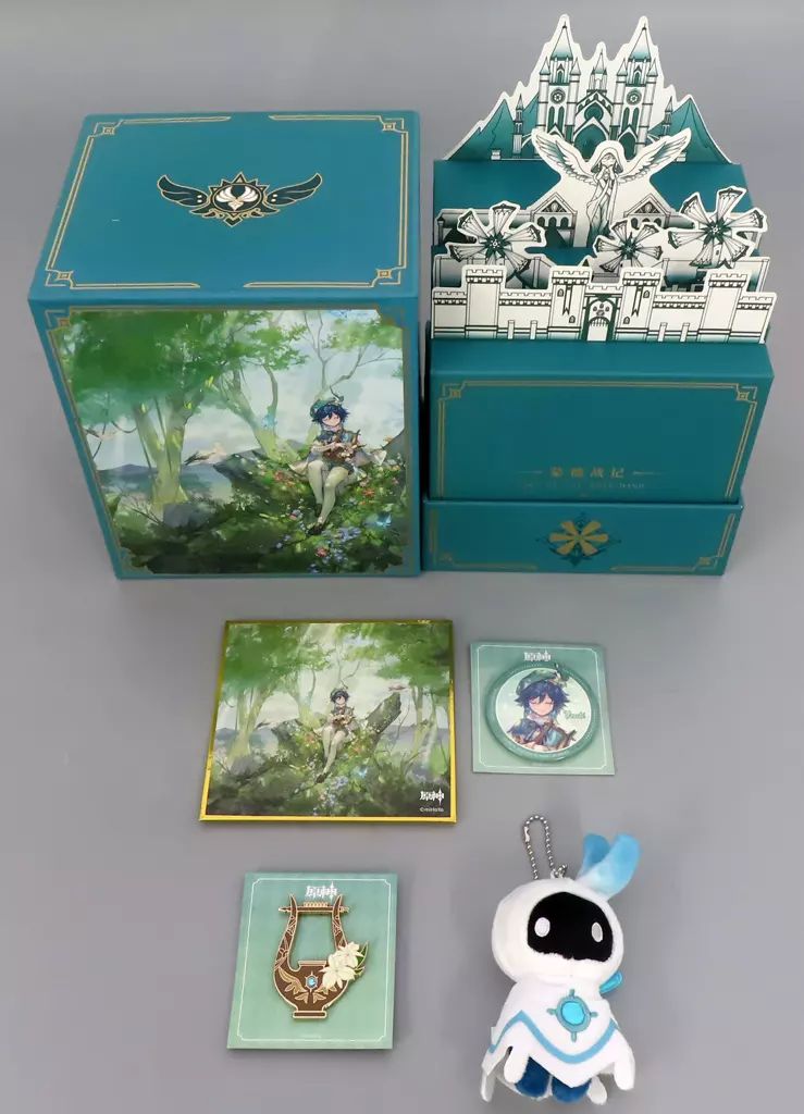 グッズセット 単品 特典セット CD 原神 蒙徳篇 オリジナル サウンドトラック 風と牧歌の城 盤 同梱特典