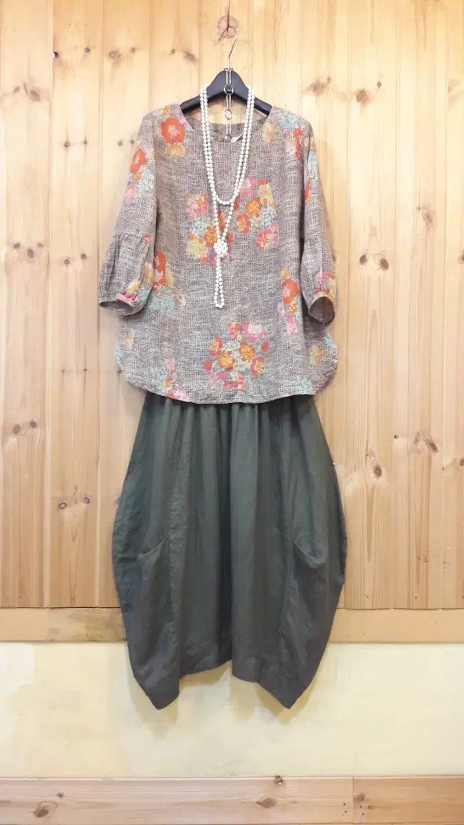 ミッシェリ 麻 リネン ブラウス 賞 品