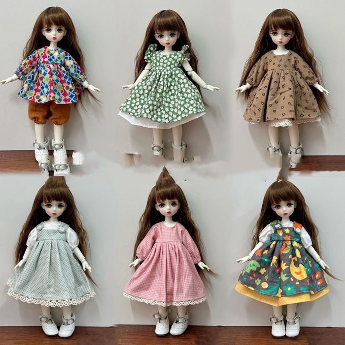 BJDドール用服 即購入OK ワンピースブラウス ドール服 七分袖