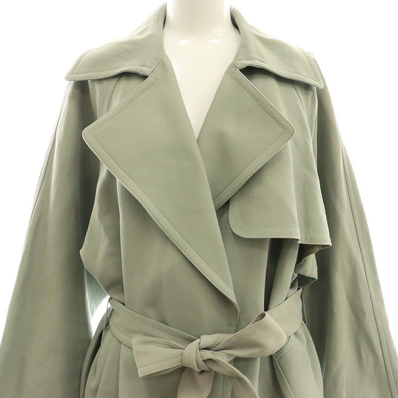 IENA イエナ アセテートコットン オーバーチェスターコート トレンチ