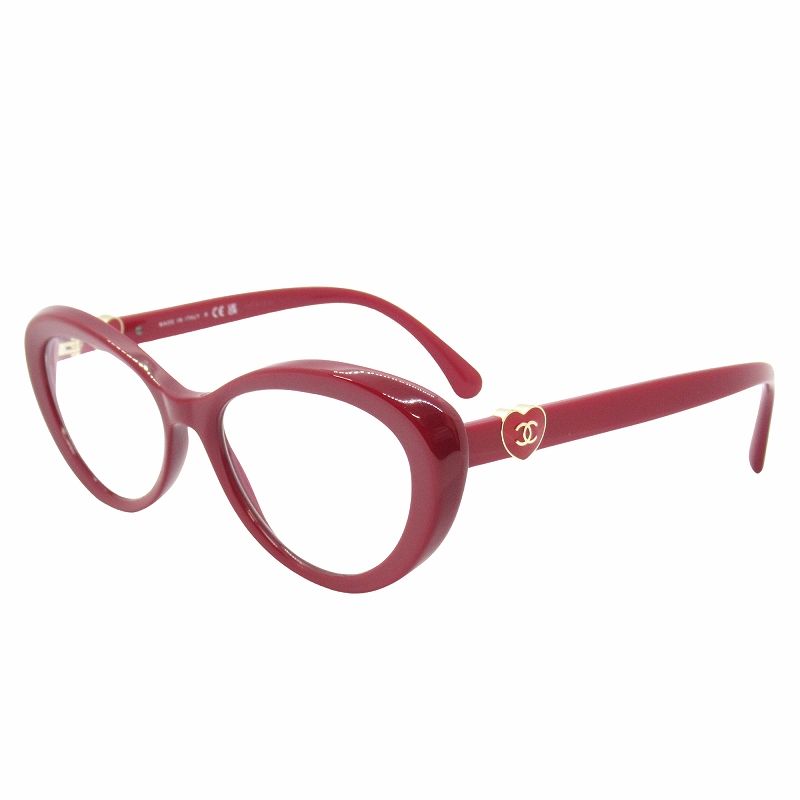美品 24ss シャネル CHANEL キャッツアイ シェイプ 眼鏡 サングラス