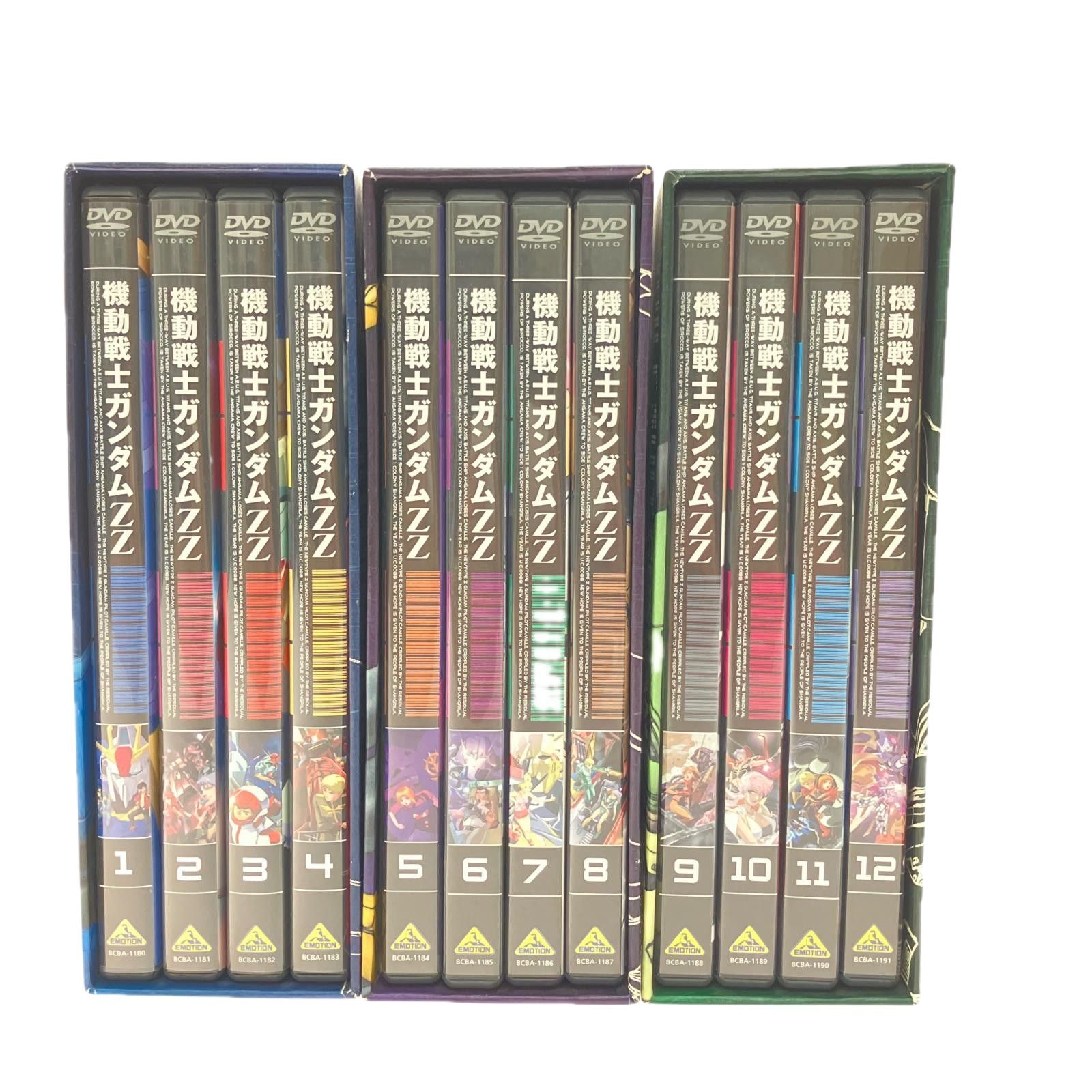 BANDAI NAMCO Entertainment - 機動戦士ガンダムZZ DVD BOX3巻全巻セット ▽▽バンダイビジュアル 機動戦士ガンダムZZ DVD-BOX 1-3 全12巻